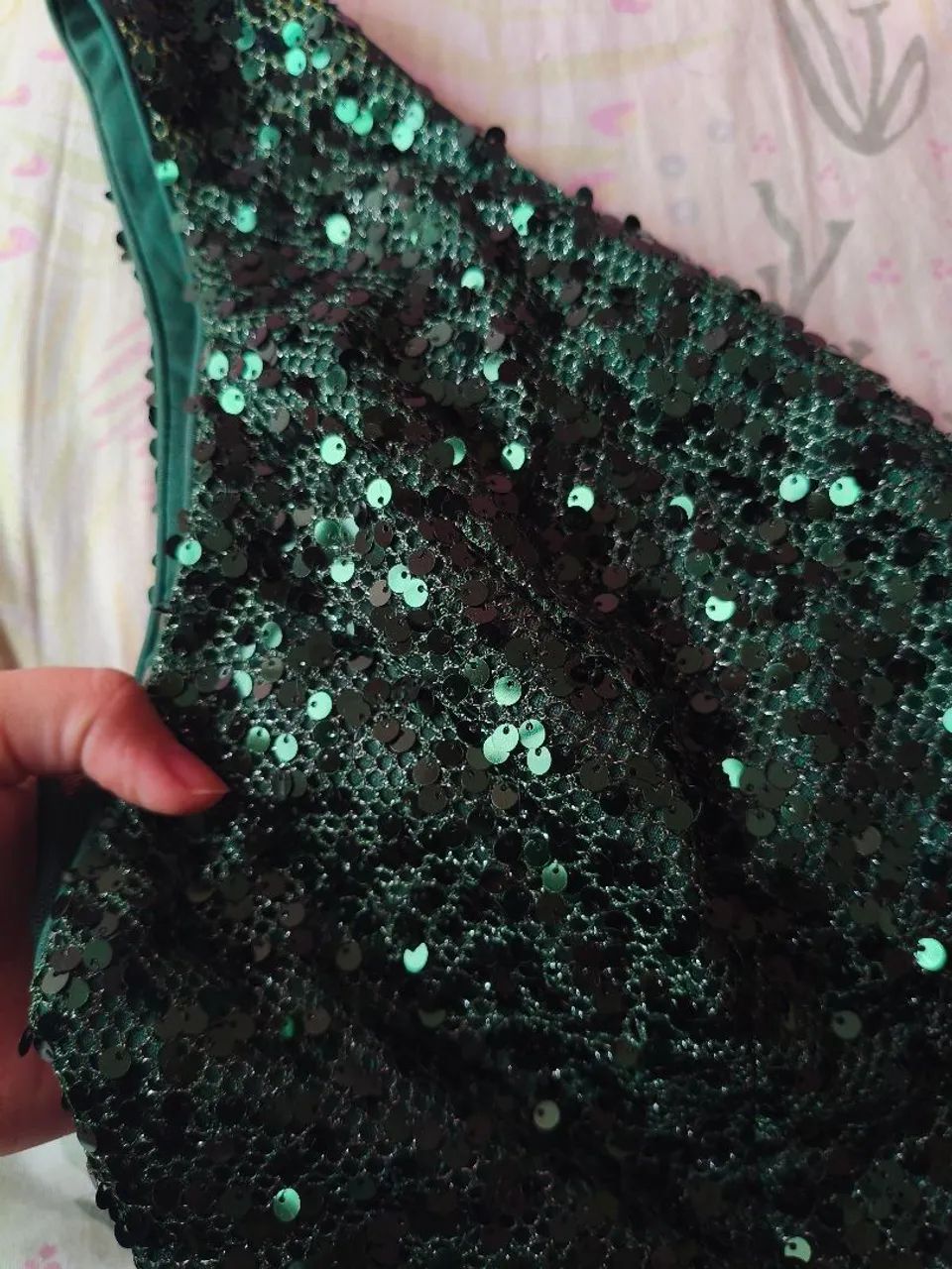 VENDO: Vestido longo e verde de festa. - Foto 3