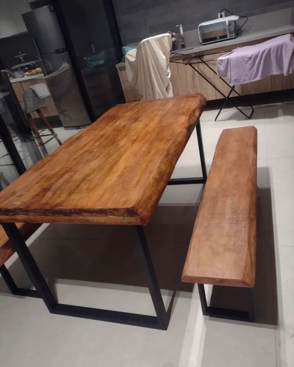 Mesa rústica 