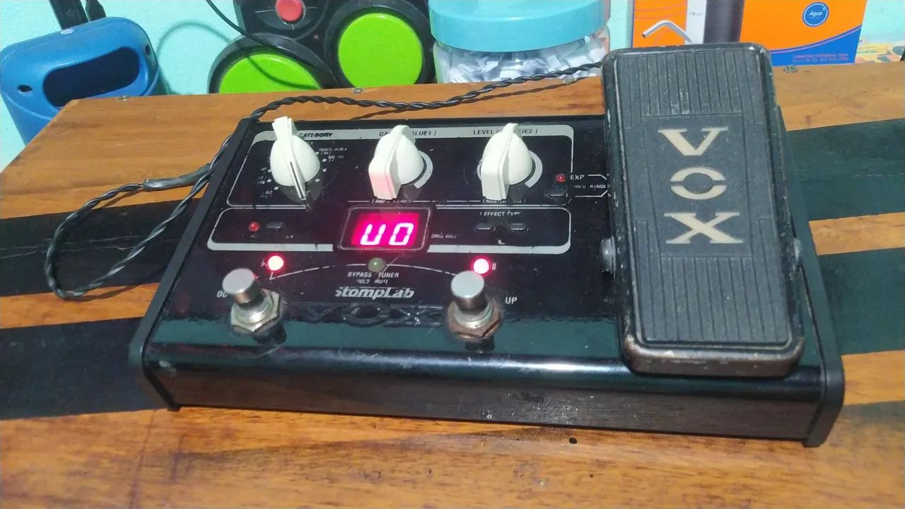 Pedaleira stomp lab 2G vox