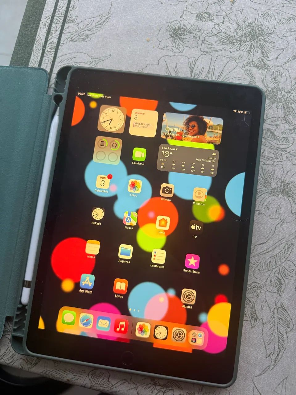 iPad 9ª geração - 64GB com Apple Pencil  - Foto 3