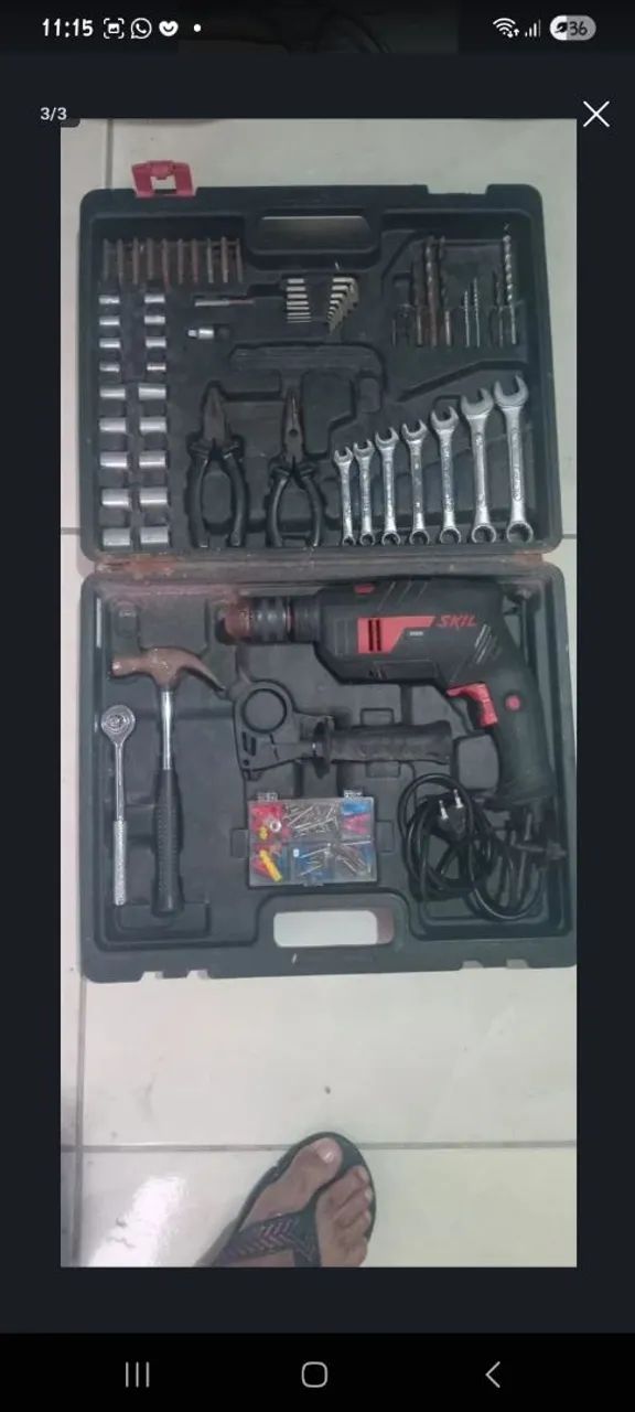 Maleta com ferramentas 