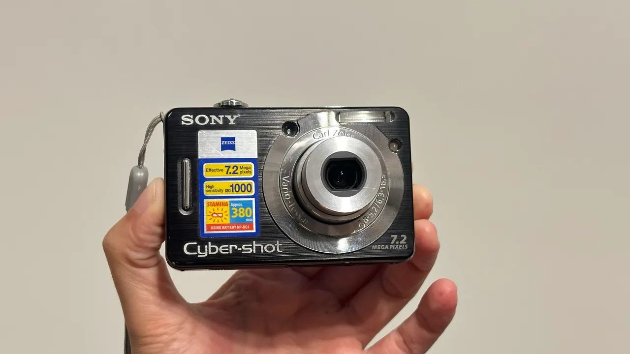 Sony Cyber Shot DSC W55 7.2MP - Câmera digital vintage - Câmeras e