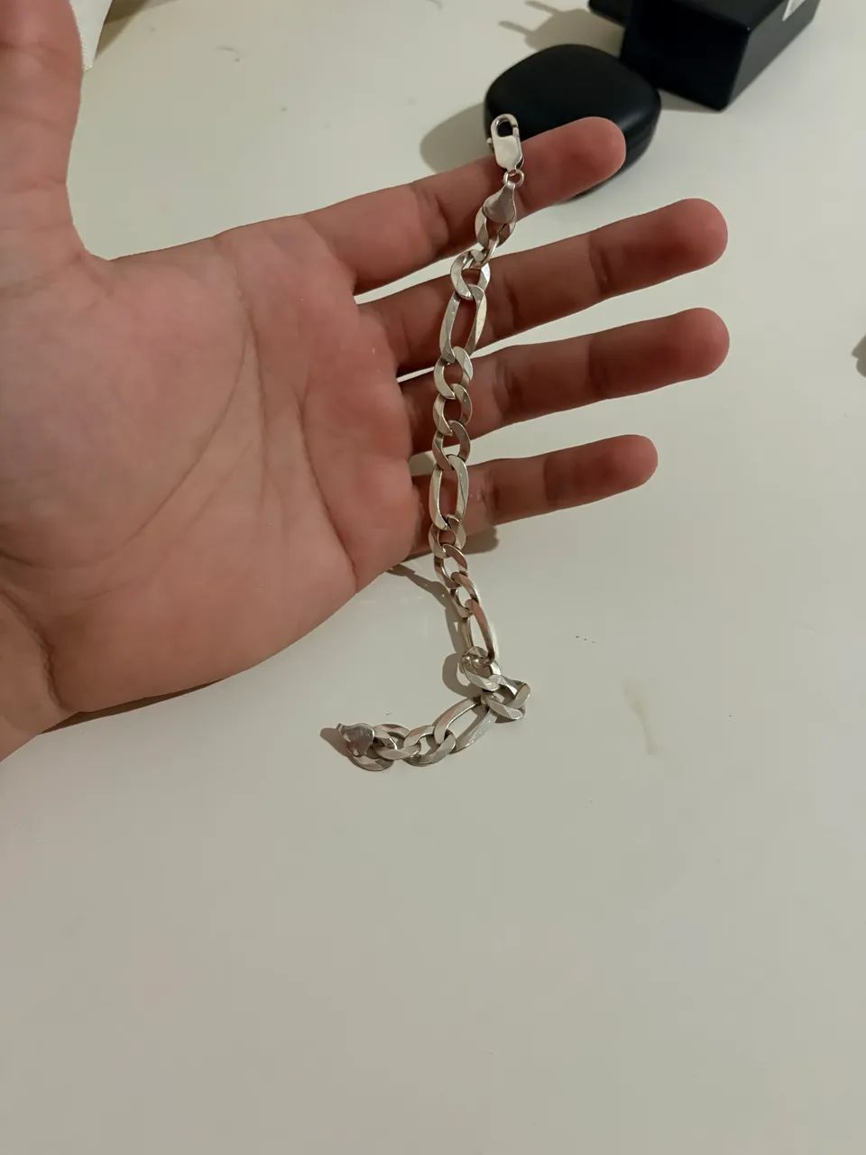 Pulseira de prata 925 3x1 