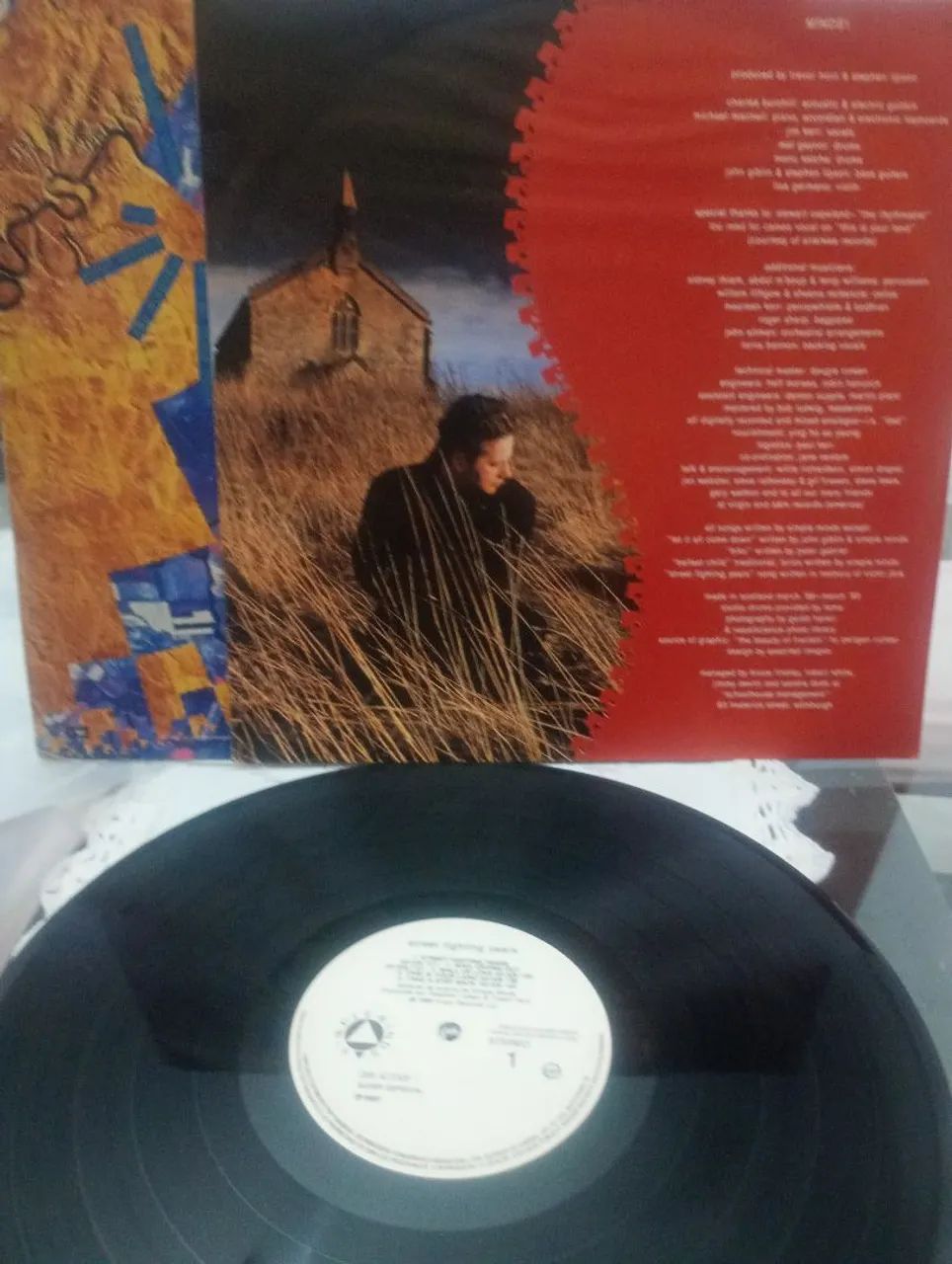 LP SIMPLE MINDS STREET FIGHTING YEARS  1989 - Foto 4