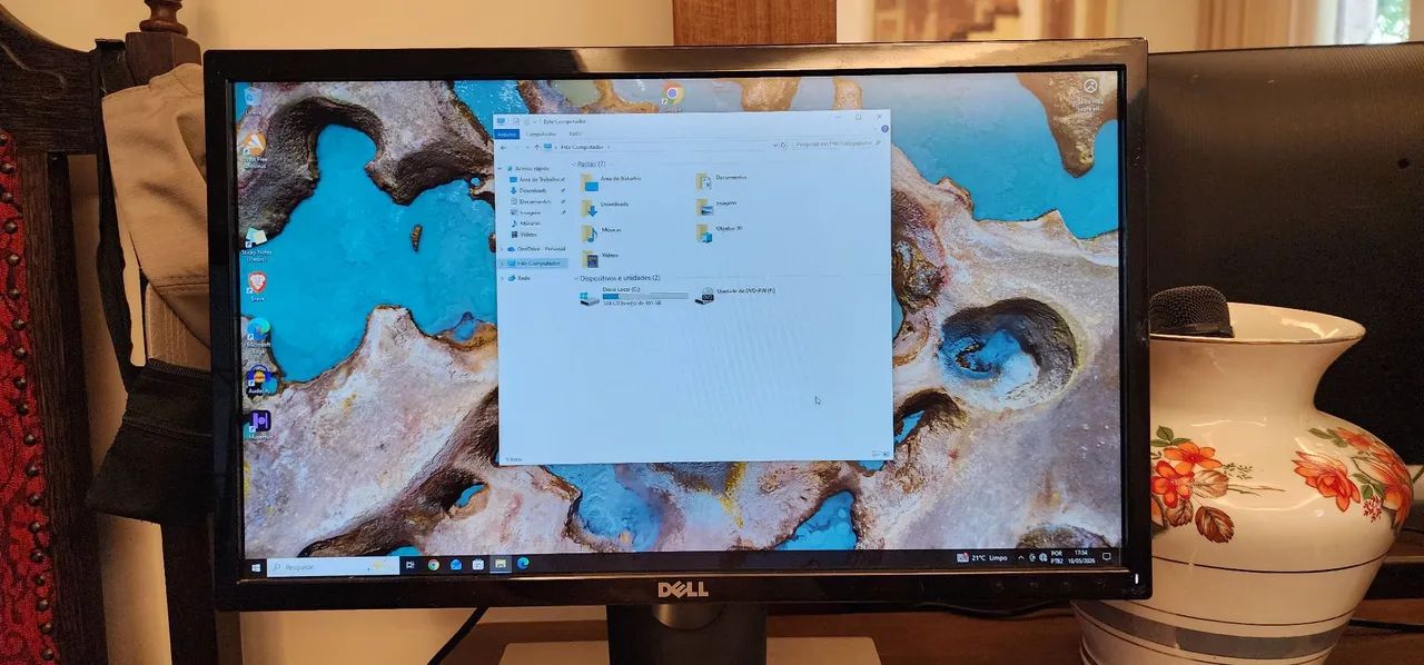 Monitor Dell 21,5" Modelo SE2216H - Foto 4
