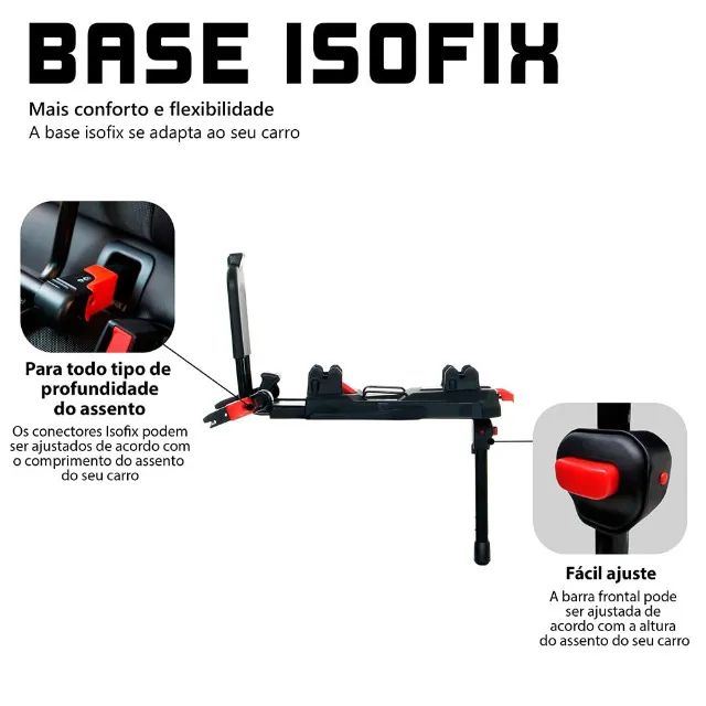 Base Isofix Para Bebê Conforto Abc Design Risus - Foto 2