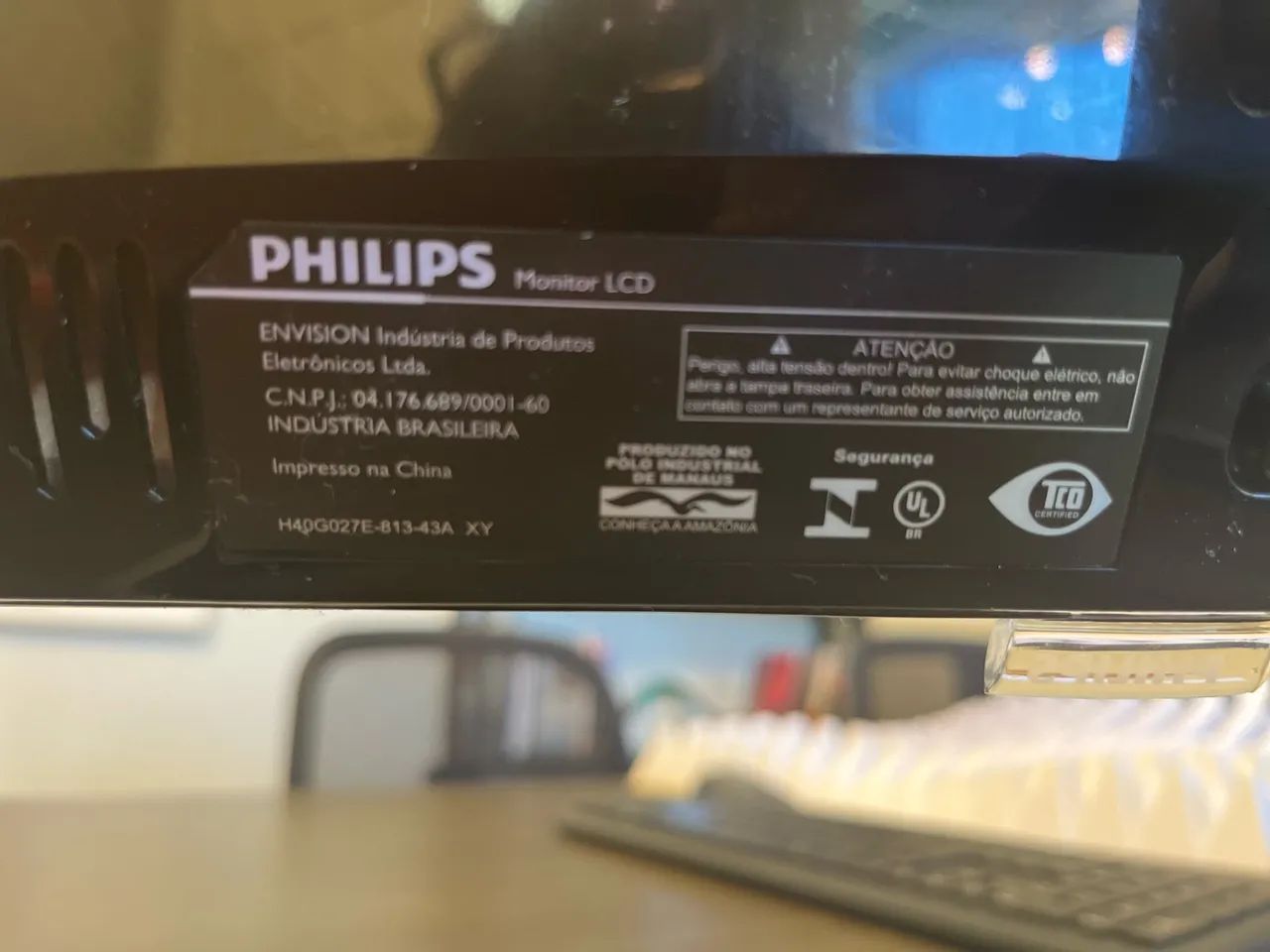 Monitor LCD 27? 4k Philips modelo 276E8V - Foto 4