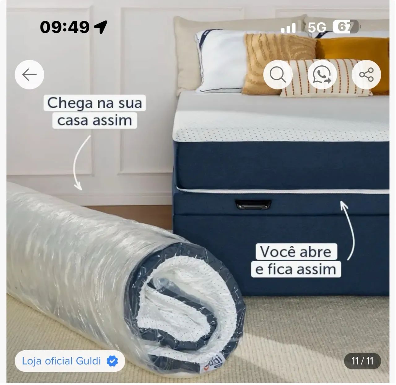 Colchão solteiro Guldi  - Foto 3