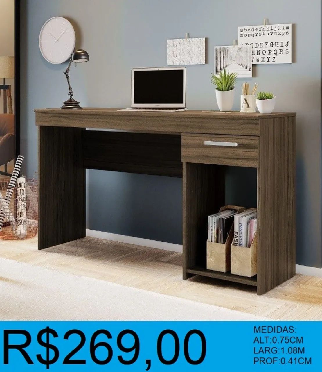 Escrivaninha excelente qualidade - entrega gratuita - Foto 2