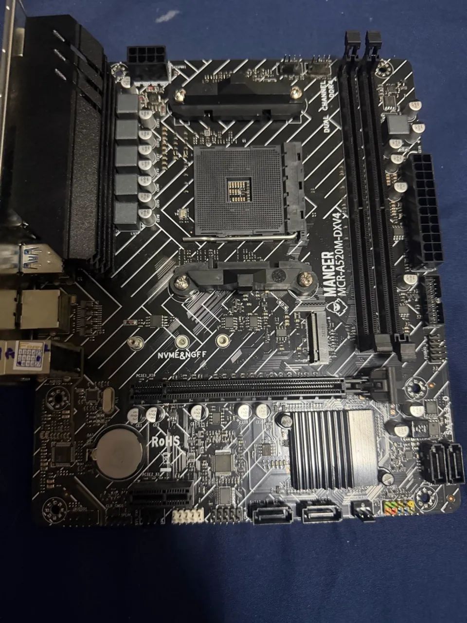Placa mãe Am4 mancer A520M  - Foto 2
