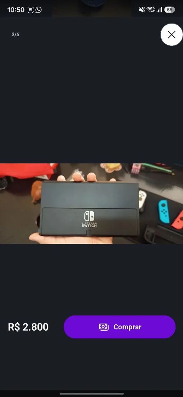 Nintendo switch oled  e Samsung A17  - Foto 3