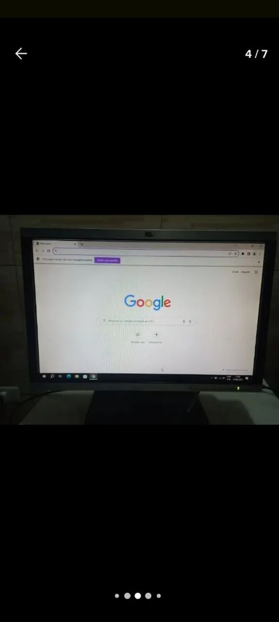 Lindo monitor hp 19 polegadas entradas vga dvi USB e display port giratório usado!!! - Foto 2