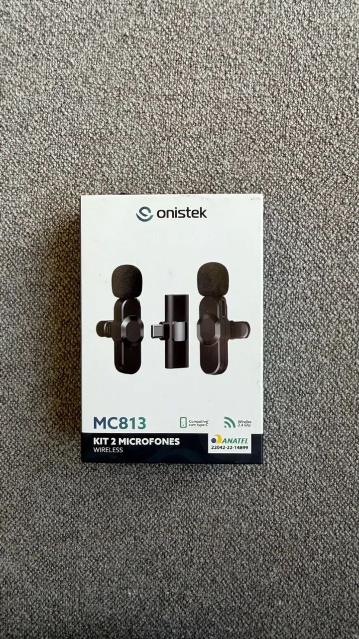 Kit 2 Microfones sem fio - Onistek