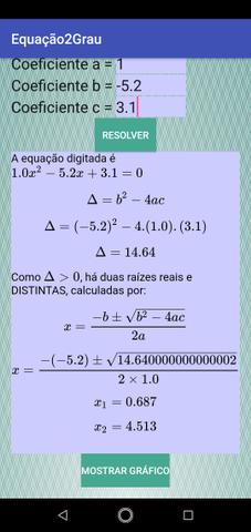 Aplicativo de resolução de equações - Foto 3