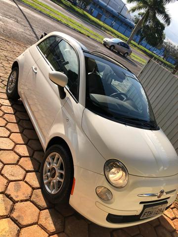 Fiat 500 cabriolet impecável - Foto 2