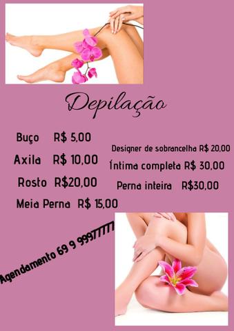 Depilação a domicílio