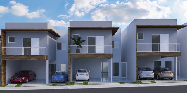 Sobrado em cond fechado 4 suites de alto padrão lazer completo ac financiamento