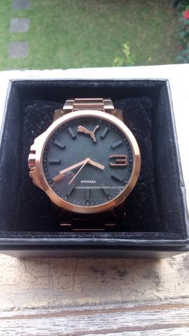 relogio puma bronze
