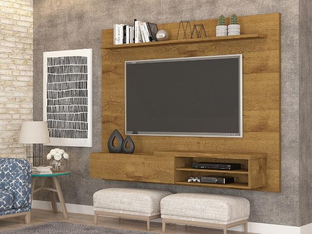 Painel Home suspenso para TV 55'' - Paris *NOVO* ShopMix Móveis Modernidade - Foto 3