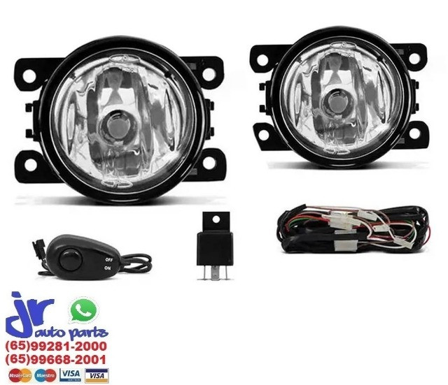 Kit Farol Milha Duster Oroch 2015 2016 2017 2018 2019 Auxiliar Neblina - Foto 4