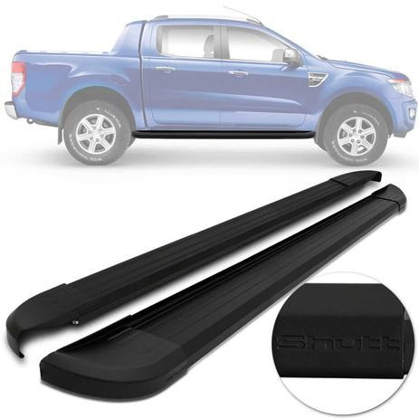 Protetor Lateral Ford Ranger 2013 A 2020 Estribo Preto 