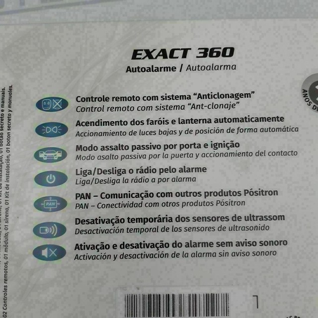 Alarme Positron. Exact 360. Com  Garantia. Novo. Instalado.  - Foto 3