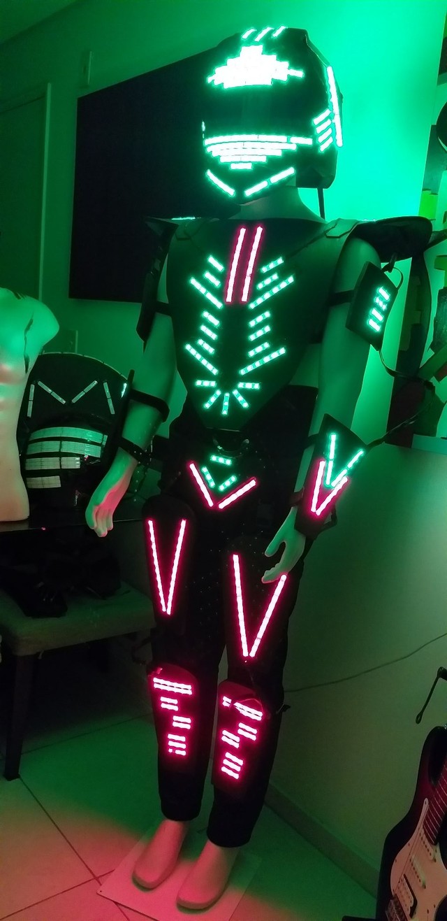 Traje Robô de Led tamanho humano, os melhores e mais bonitos do mercado! - Foto 3