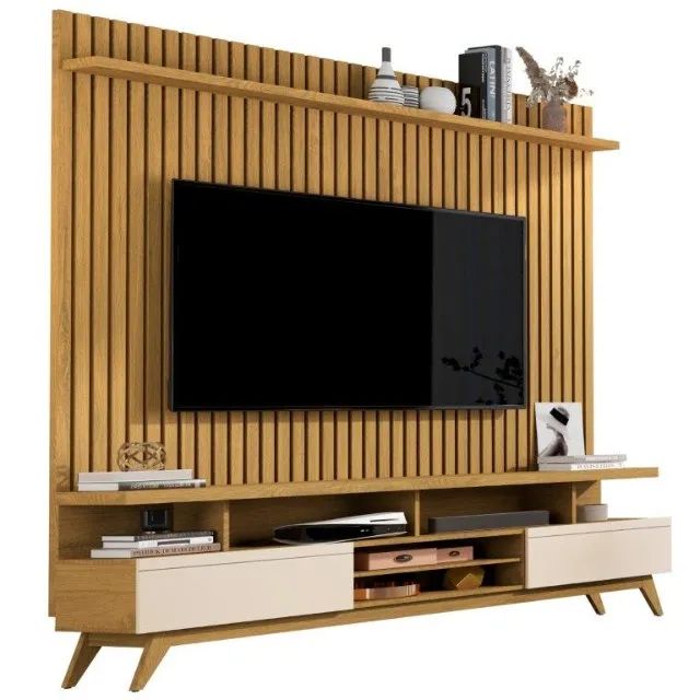 Rack + Painel Texas Acabamento Ripado 1,80m! Frete + Montagem Grátis! - Foto 4