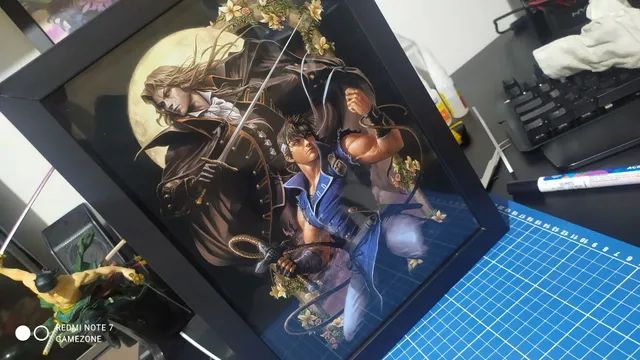 Quadro Castlevania Richter e Alucard - Foto 5