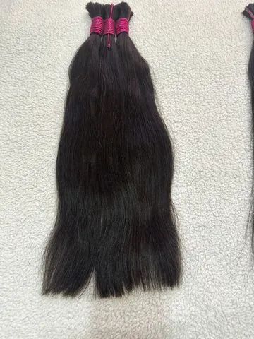 cabelo humano/ liso 45 cm