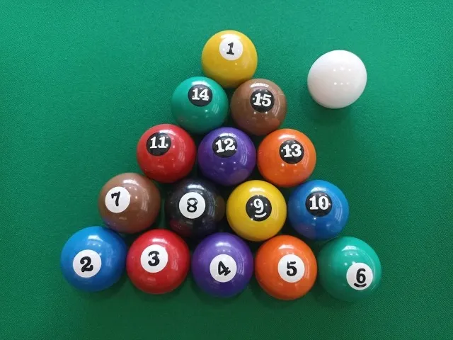 Bolas De Bilhar Snooker Sinuca 52mm 16