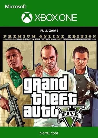 Gta V Premium Edition Xbox One (codigo 25 Digitos)