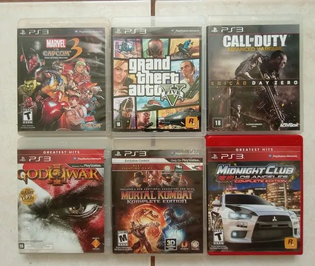 Jogos de Ps3 a partir de R$35 envio pelos correios, infantil