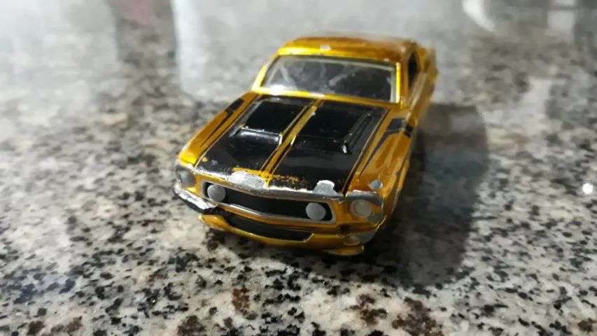 Miniatura do Ford Mustang 68 HotWheels G Machines Gold original Escala 1:43 - Foto 5
