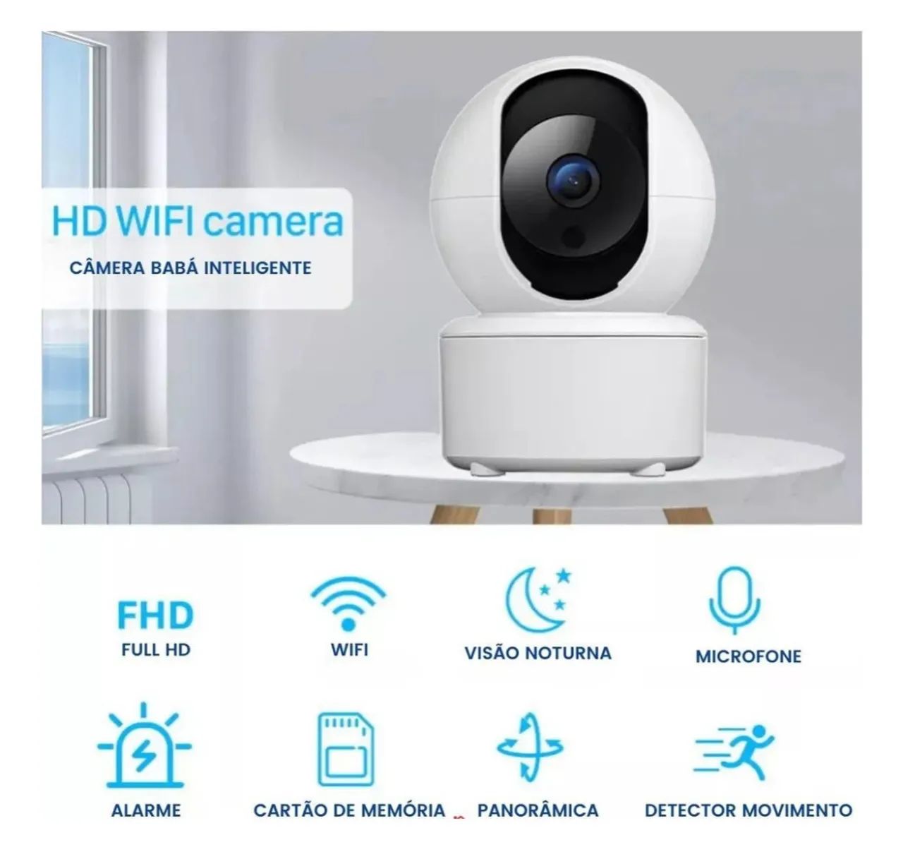 Câmera Wifi 360° (entrega gratis) - Foto 2