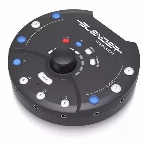 Interface De Audio Blender Tc Helicon Mixer Analógico C/ Cor Preto