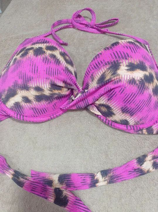 Biquini rosa com onça Tam 44/46 - Foto 2