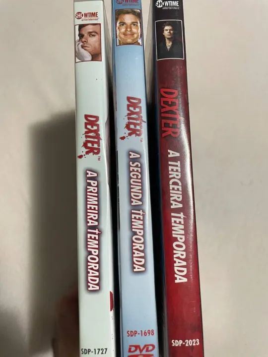 DVD Dexter - Temporadas 1 a 3 completas