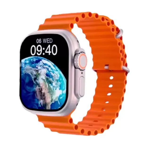 Smartwatch Microwear Ultra 9 Serie 9 49mm Pulseira Preta - WZetta - Foto 2