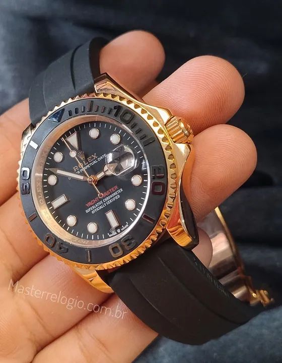 Rolex Yacht Master Dourado Rosê 40mm - Foto 2