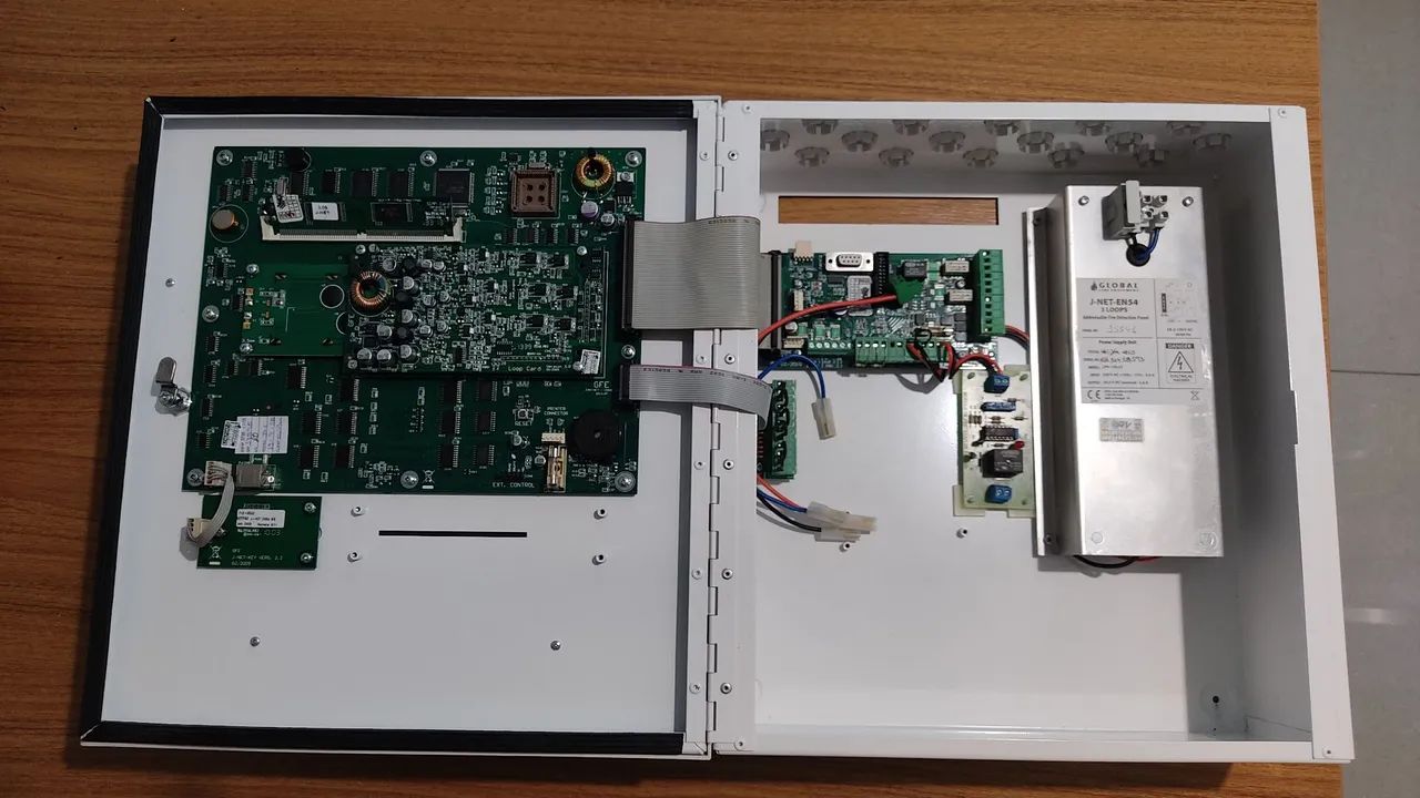 Central de alarme de incêndio Junonet Global Fire 03 laços - Foto 4