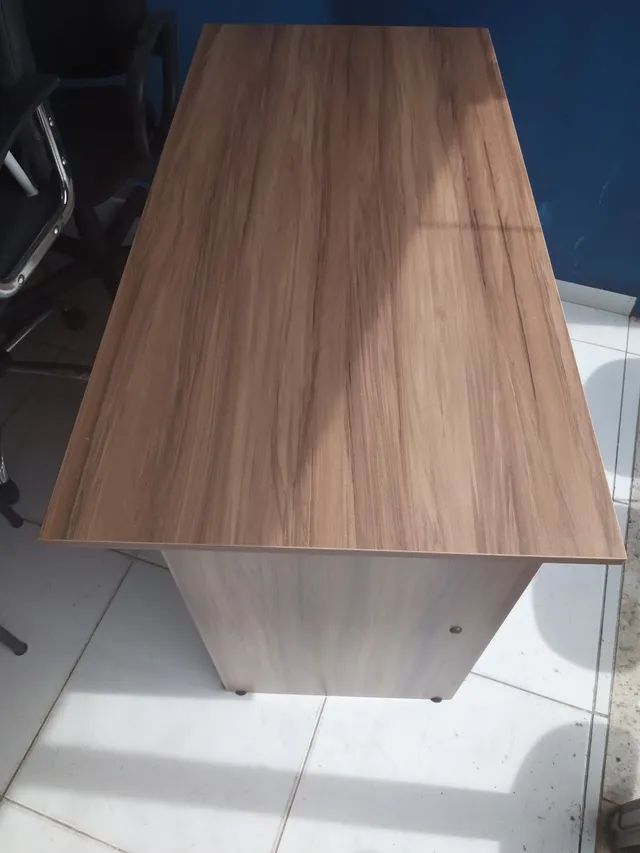 Mesa para escritorio wood com 02 gavetas  - Foto 2