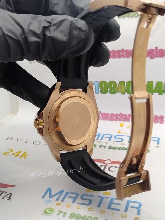 Rolex Yacht Master Dourado Rosê 40mm - Foto 4