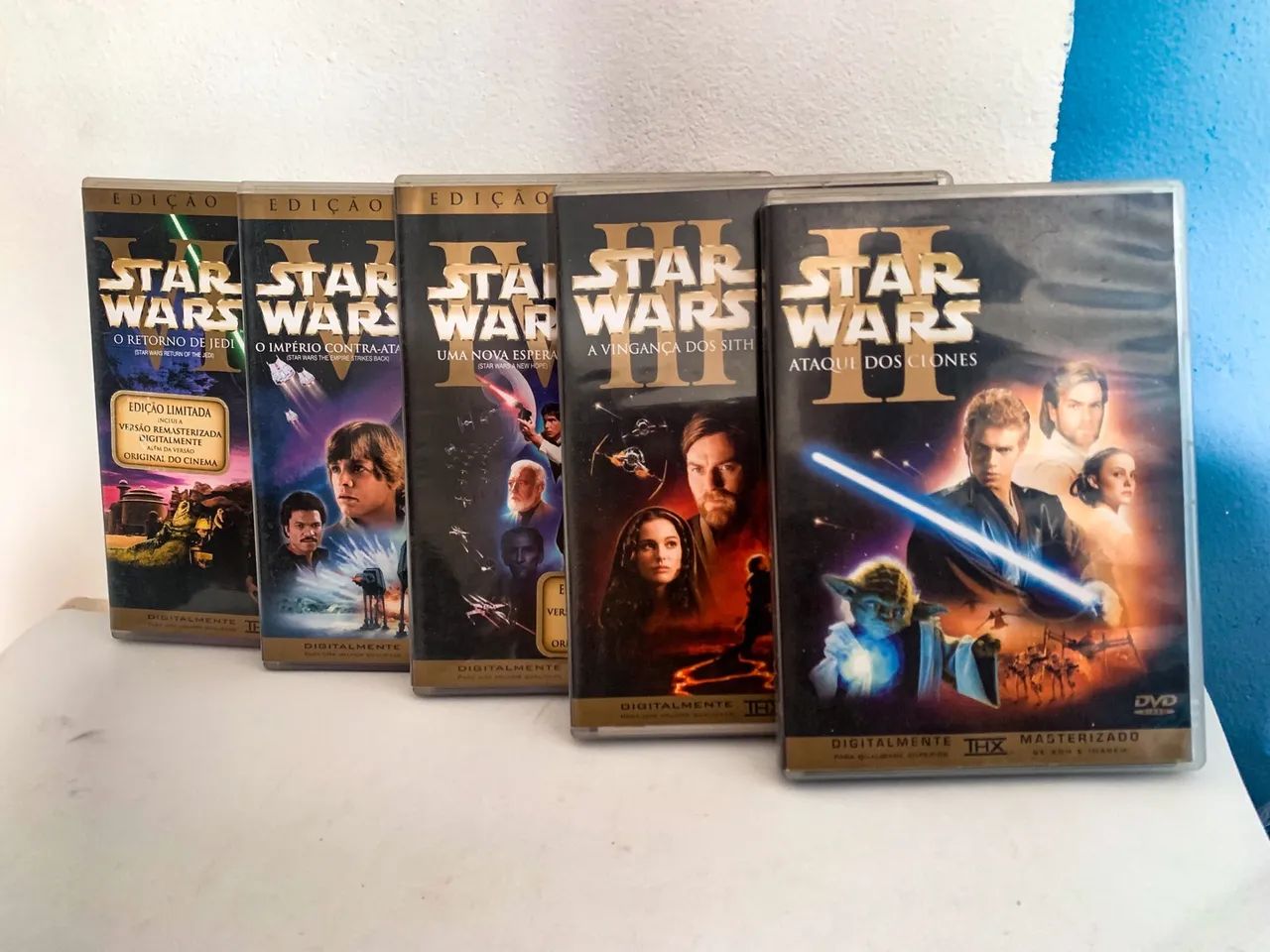 Coleção STAR WARS - DVDs originais - II ao VI - Foto 2