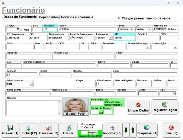 Controle de Ponto Eletrônico de Funcionários - Foto 4