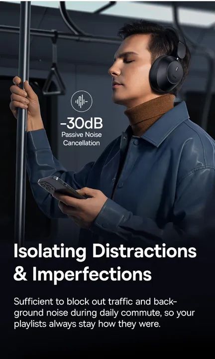 Fone Baseus Bass 30 Max (Cancelamento de Ruído, 50H) - Foto 6