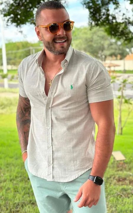 Camisa social no linho  - Foto 4