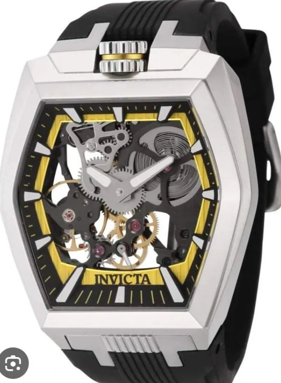 relogio invicta skeleton