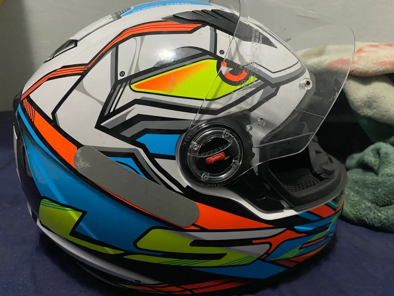 Capacete LS2 Tm. 62, aceito troca.. - Foto 3