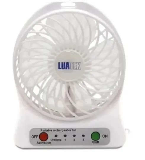 Mini Ventilador Portátil Recarregável Ls-902 Luatek Novo Loja Coimbra Computadores - Foto 5